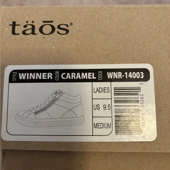 Taos Winner Brown High-Top Sneakers - Picture 4 of 4